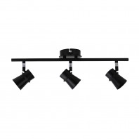 Oriel Lighting-Yarra 3 & 4 Light LED Ready Adjustable Spotlight - Black / White